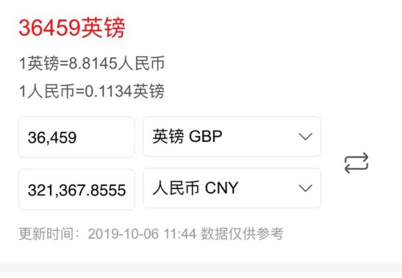 一英镑等于多少元？英镑和人民币如何换算