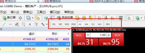 mt4手机版怎么设置8小时周期？mt4平台如何设置周期