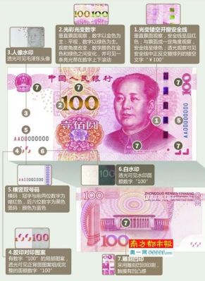 100元人民币上面的100数字是金子吗？如何识别100人民币真假识别