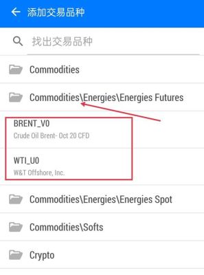有没有外盘期货使用mt5的交易平台？手机mt5如何添加原油