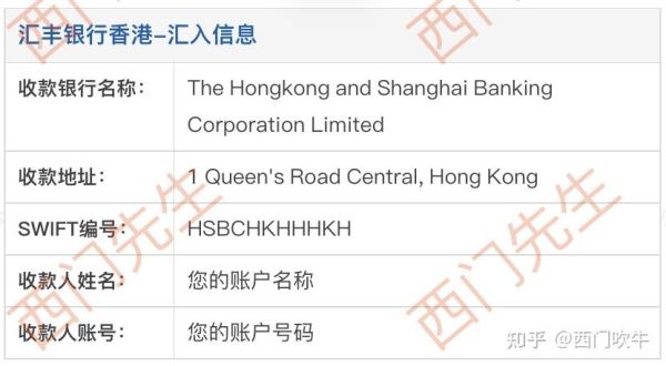香港汇丰银行swiftcode？如何查询汇丰银行swift码