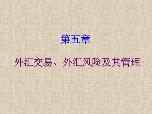 什么是外汇风险,它的构成要素及类型？外汇交易如何控制风险