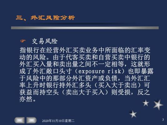 什么是外汇风险,它的构成要素及类型？外汇交易如何控制风险