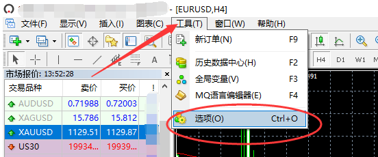mt4中乖离率如何显示？mt4如何登录