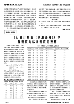 石油的标准密度怎么算？4.5原油如何操作