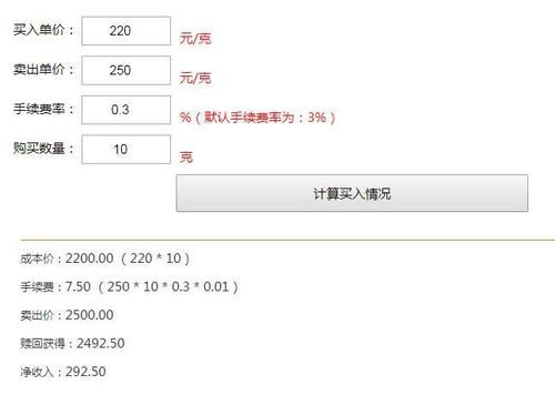 黄金的计算单位？广州黄金公司收入如何计算器
