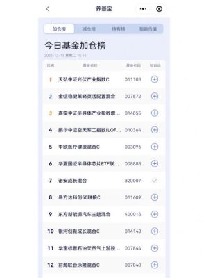 什么软件可以查看加仓榜减仓榜？如何判断何时该加仓和减仓