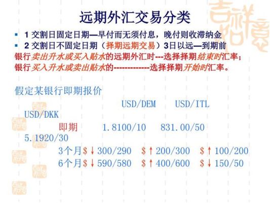 利率与远期汇率和升、贴水之间的关系是？远期汇率如何看升贴水