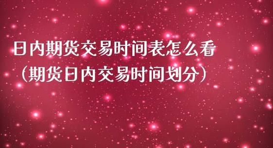 怎样做期货，日内交易进场是以几分钟的？期货日内交易