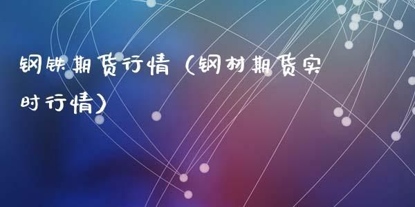 什么是钢材期货？钢铁 期货