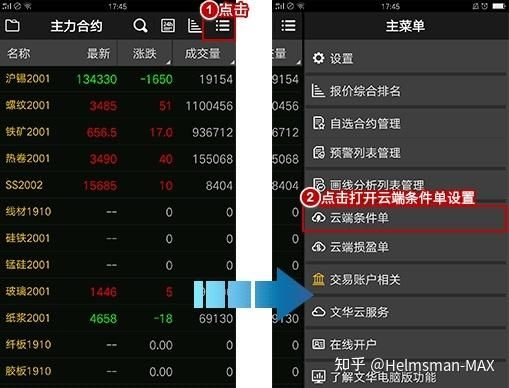 期货云条件单使用方法？期货操作建议