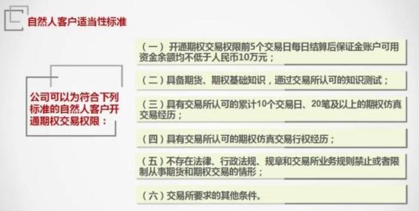 期权开户条件及收费标准？开户期货交易