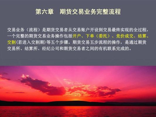 国际期货交易的流程？国际期货官网