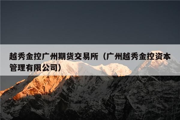 什么是金控牌照？金控期货