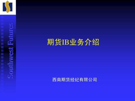 期货ib的证券公司IB业务范围是什么？期货ib业务