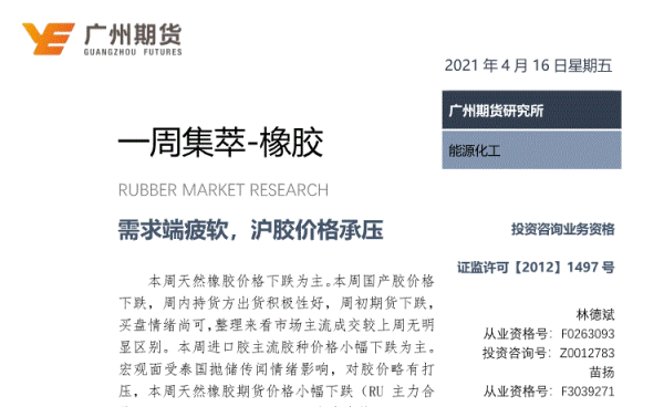 橡胶涨价原因？沪胶期货