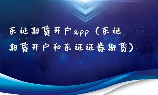 东证期货用哪个交易软件好？上海东证期货