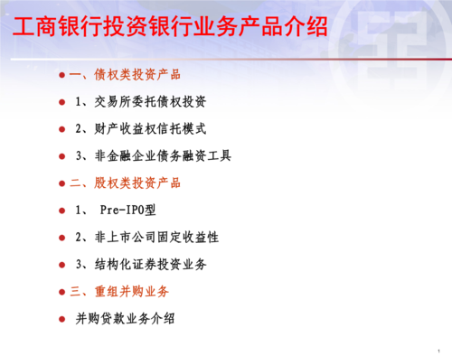 工商银行投行业务有哪些？期货投行