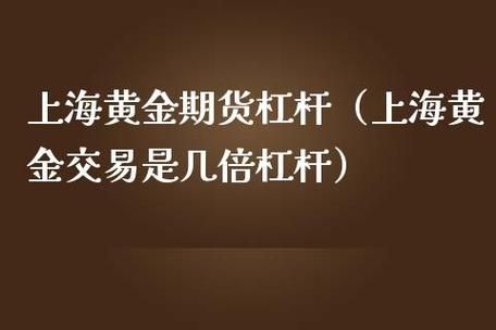 上海黄金交易所的杠杆是多少？上海期货杠杆