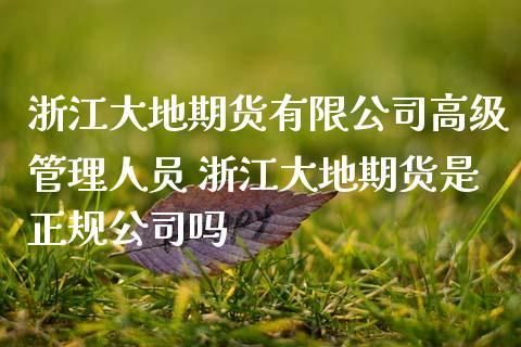 大地期货是国企？大地期货是国企吗？大地期货招聘