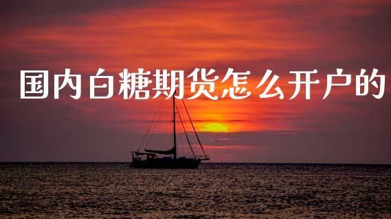 进口白糖需要办理什么手续？白糖期货怎么开户