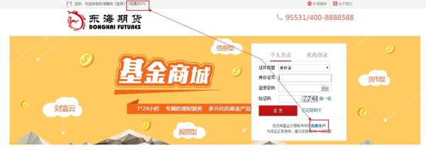 新开的东海期货账户为什么登不上？东海期货网上开户