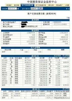 如何查看自己期货账户资金曲线？期货监控中心账单查询