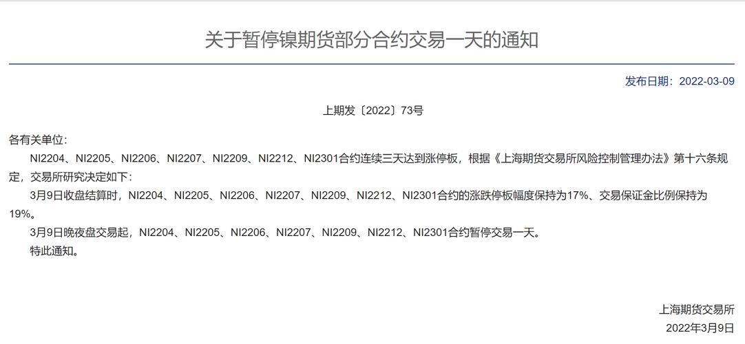 期货盘中为什么有的合约暂停交易？期货停止