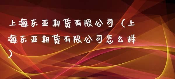 上海东亚期货有限公司正规吗？上海期货故障