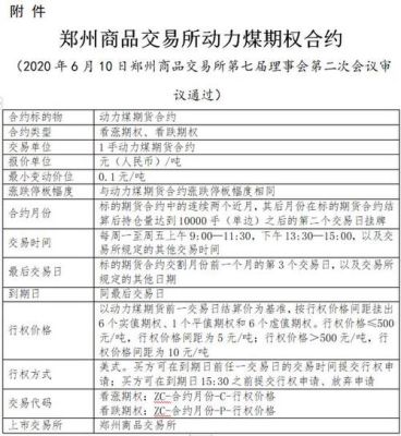 动力煤主力合约是哪个合约？动力煤期货持