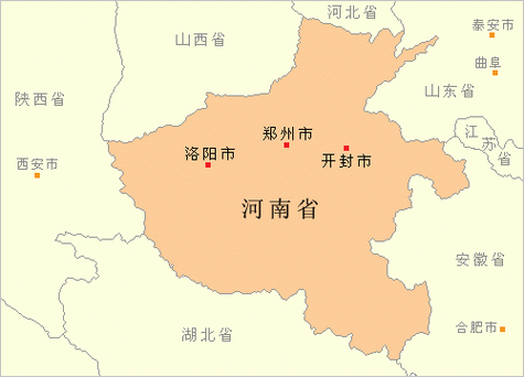 河南在地图位置什么地方？中洲国际期货