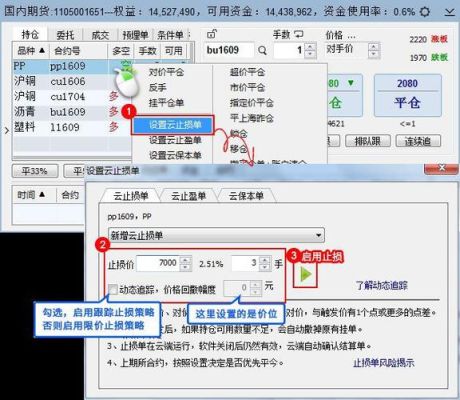哪个软件能自动设置止损和止盈？期货自动止损软件